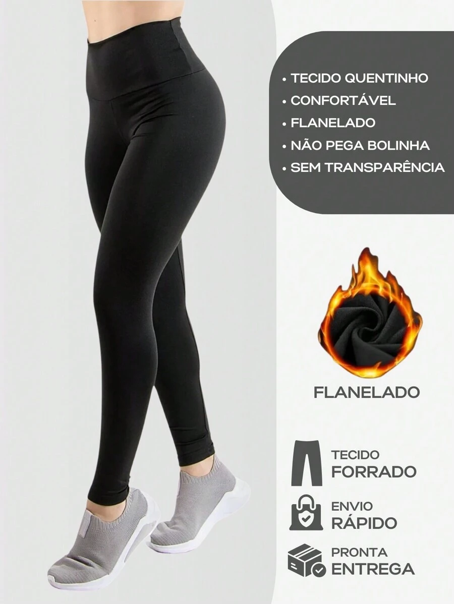 Women Sports Leggings - 黑色 - 查看 1