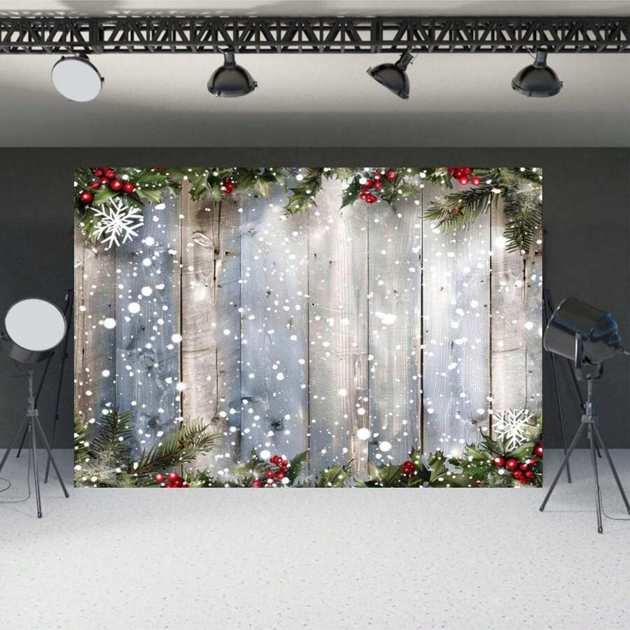 Tấm nền chụp ảnh vải Giáng sinh thăng hoa hai kích cỡ - FNAT0252 - Xem 1