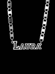 1PC Stainless Steel Hollow Letter Necklace DIY Personalized Simple Japanese Character Chain Necklace Bracelet Accessory Production Customizable Name Simple Daily Style, Products Include Gift Boxes, Valentine's Day Gifts, Birthday Gifts, Mother's Day Gifts, Daily Gifts Valentines