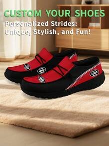 1 par de zapatos tipo mocasín personalizados con el nombre "Kansas City Baseball", zapatos tipo mocasín personalizados con nombre, mocasines de suela gruesa de E-TPU personalizados con nombre, zapatos tipo mocasín personalizados, mocasines con nombre, zapatos tipo mocasín personalizados para mujeres y hombres, zapatos tipo mocasín únicos