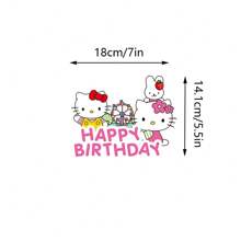 Trang trí tiệc: Tiệc theo chủ đề; Cờ kéo hoạt hình & Bóng bay trang trí tiệc; Đồ trang trí bánh sinh nhật; Vật dụng trang trí tiệc dễ thương - nhiều màu - Xem 6