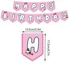 Trang trí tiệc: Tiệc theo chủ đề; Cờ kéo hoạt hình & Bóng bay trang trí tiệc; Đồ trang trí bánh sinh nhật; Vật dụng trang trí tiệc dễ thương - nhiều màu - Xem 4