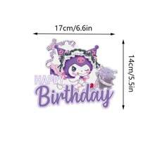 Trang trí tiệc: Tiệc theo chủ đề; Cờ kéo hoạt hình & Bóng bay trang trí tiệc; Đồ trang trí bánh sinh nhật; Vật dụng trang trí tiệc dễ thương - nhiều màu - Xem 9