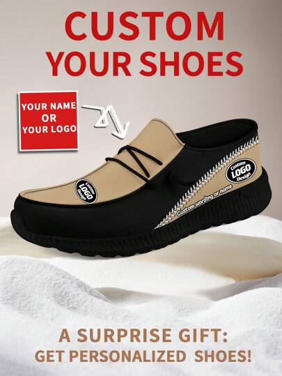 1 Pair New Orleans Baseball Name Custom Loafer Shoes, Personalized Name Loafer Shoes, Custom Name Thick Sole Loafers Of E-TPU, Personalized Loafer Shoes, Name Loafers