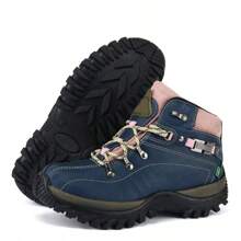 Women's Adventure Combat Boots Safety Boot Trail Rappelling Non-Slip Sole Comfort Promotion - Màu xanh lam - Xem 4