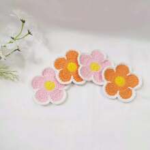 1 件手工钩编花朵和南瓜形杯垫，优雅家居派对装饰杯垫，隔热咖啡杯垫，桌面配件 - 彩色 - 查看 12