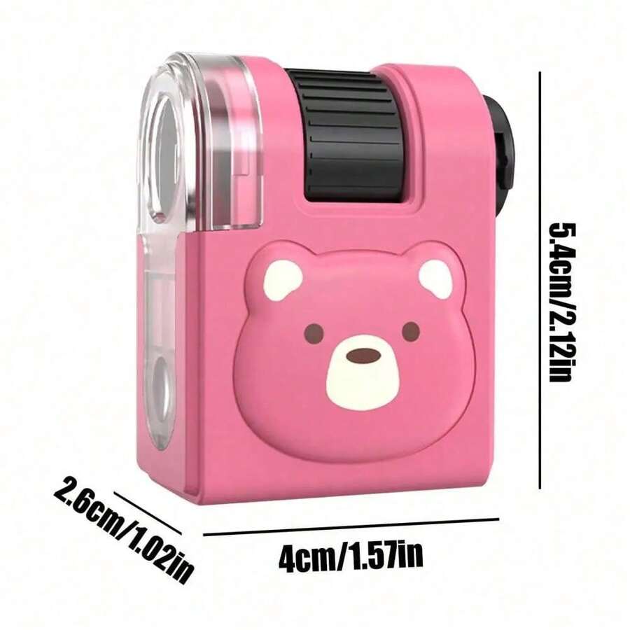 Handheld Microscope Kids Portable Microscope For Kids 80X Microscope Kit LED Illumination