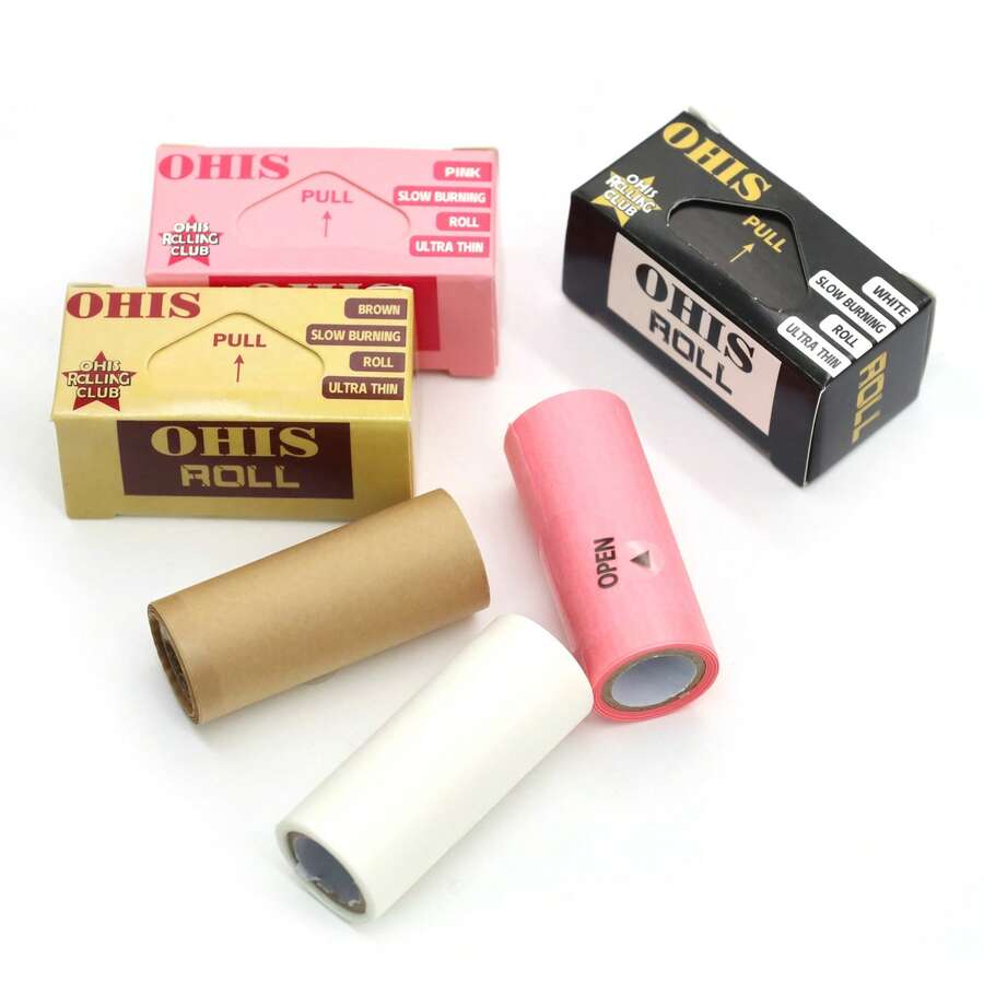 1/3 Cuộn 44mm Tự kiểm soát Trượt mịn Cháy mịn Giấy cuốn thuốc lá 3 màu, Sử dụng cá nhân và Bao bì số lượng lớn cho tiệc tùng, Phụ kiện hút thuốc, Quà tặng Giáng sinh - Nhiều màu - Xem 1
