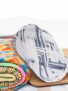 4 Balls X 50g Cozy Acrylic Yarn, DIY Knitting Material For Scarf, Plush Toys, Gifts - Multicolor - View 11