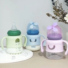 1个150毫升旋转风车奶瓶，PP材质，双把手防胀气瓶，适合日常喂养，可作为礼物赠送。 - 彩色 - 查看 4