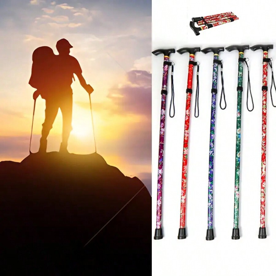 Lightweight AircraftGrade Aluminum Trekking Poles, Portable
