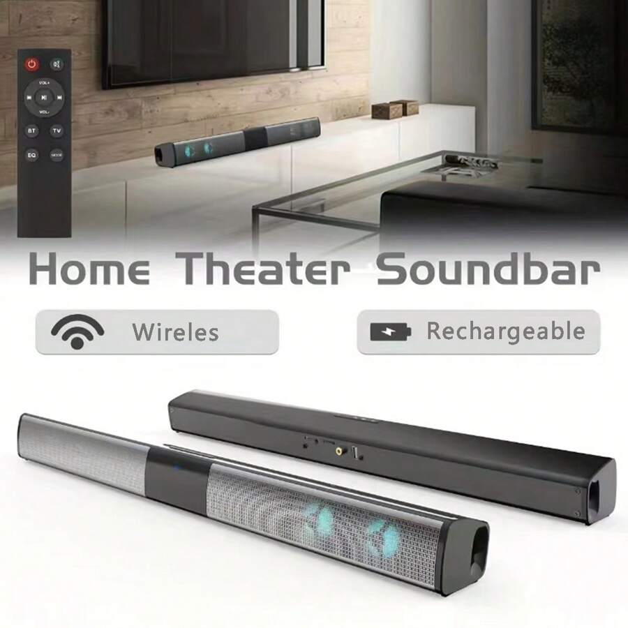 RGB Wireless Surround Sound Bar Wall Mounted Speakers For TV