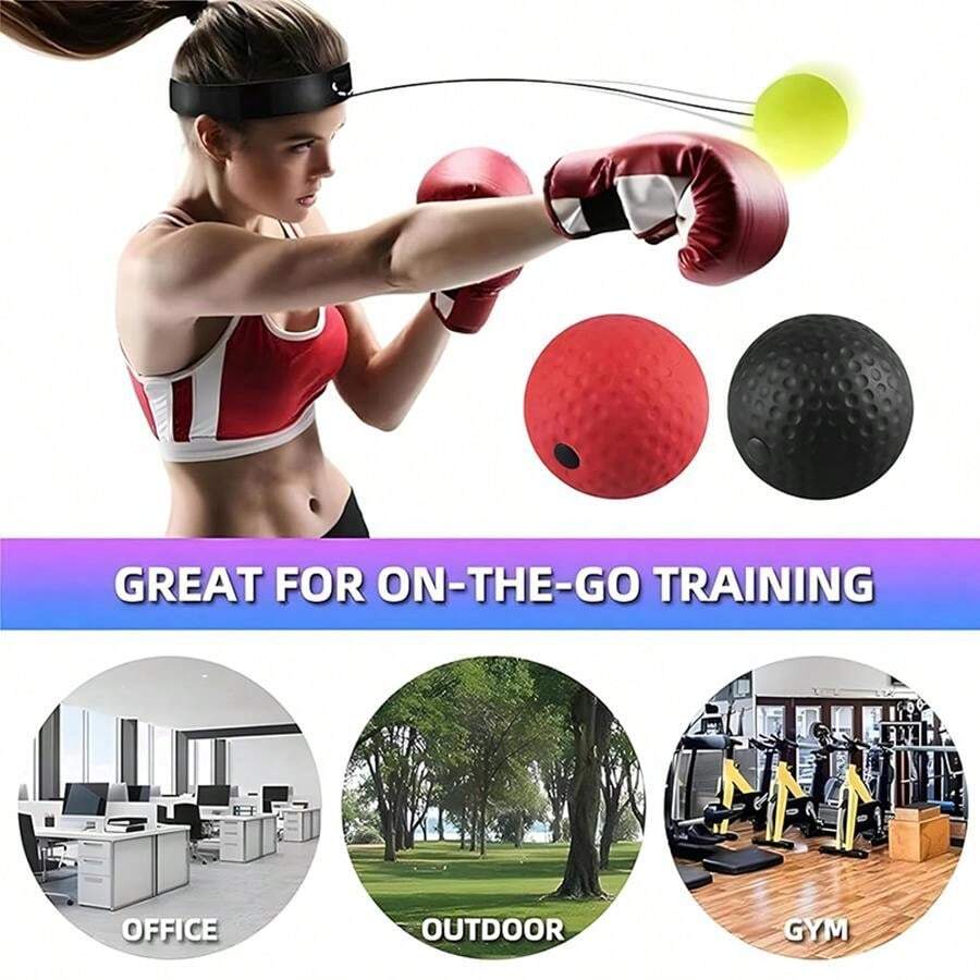 Accessori Per Yoga XaiPliung - Fascia In Pelle PU Con Palla In Silicone Rosso | Design Impermeabile E Regolabile - Foto 5