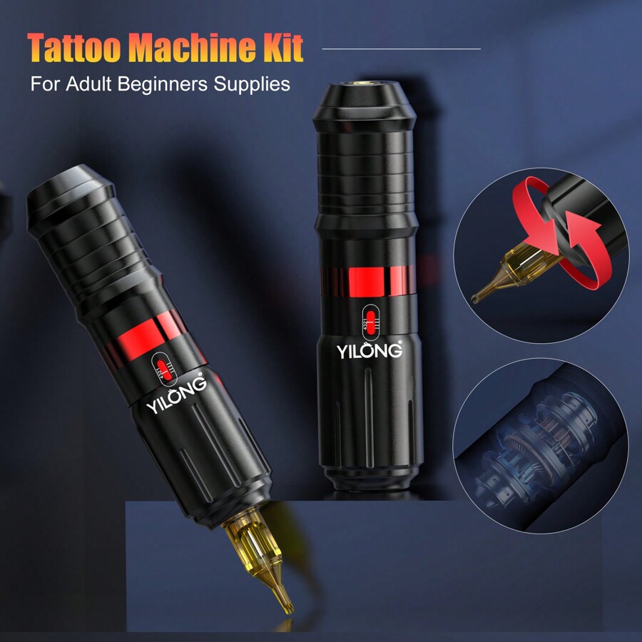 YILONG Tattoo Machine Kit YILONG Wireless Tattoo Guns And Kits With