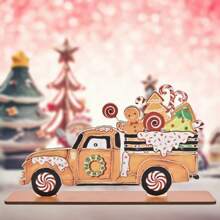 1 szt. Drewniana Różowa Choinka z Żółtym Piernikowym Ludzikiem, Dekoracje do Kuchni, Dekoracje Restauracji, Dekoracje na Spotkania Rodzinne, Dekoracje Pokoju, Dekoracje Salonu, Dekoracje Sypialni, Dekoracje Świąteczne, Tabliczki, Najlepsze Prezenty Urodzinowe, Dekoracje Domu, Dekoracje Bożonarodzeniowe, Boże Narodzenie, Zima