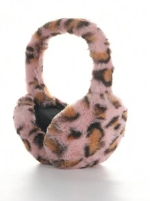 1 chiếc bịt tai mèo họa tiết da báo thời trang dành cho nữ, phù hợp với trang phục mùa đông - Nhiều màu - Xem 13