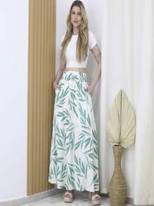 Women Skirts - Mint Green - View 4