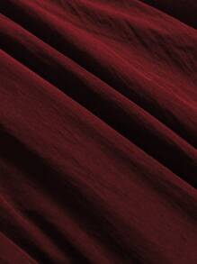 Women's Bubble Skirt Elastic Waist With Pockets Solid A-Line Long Skirts