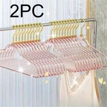 亚克力衣架，防滑设计，无缝衣架，坚固耐用的衣架，用于晾晒、存放和整理家用衣物，适用于卧室、浴室、家居