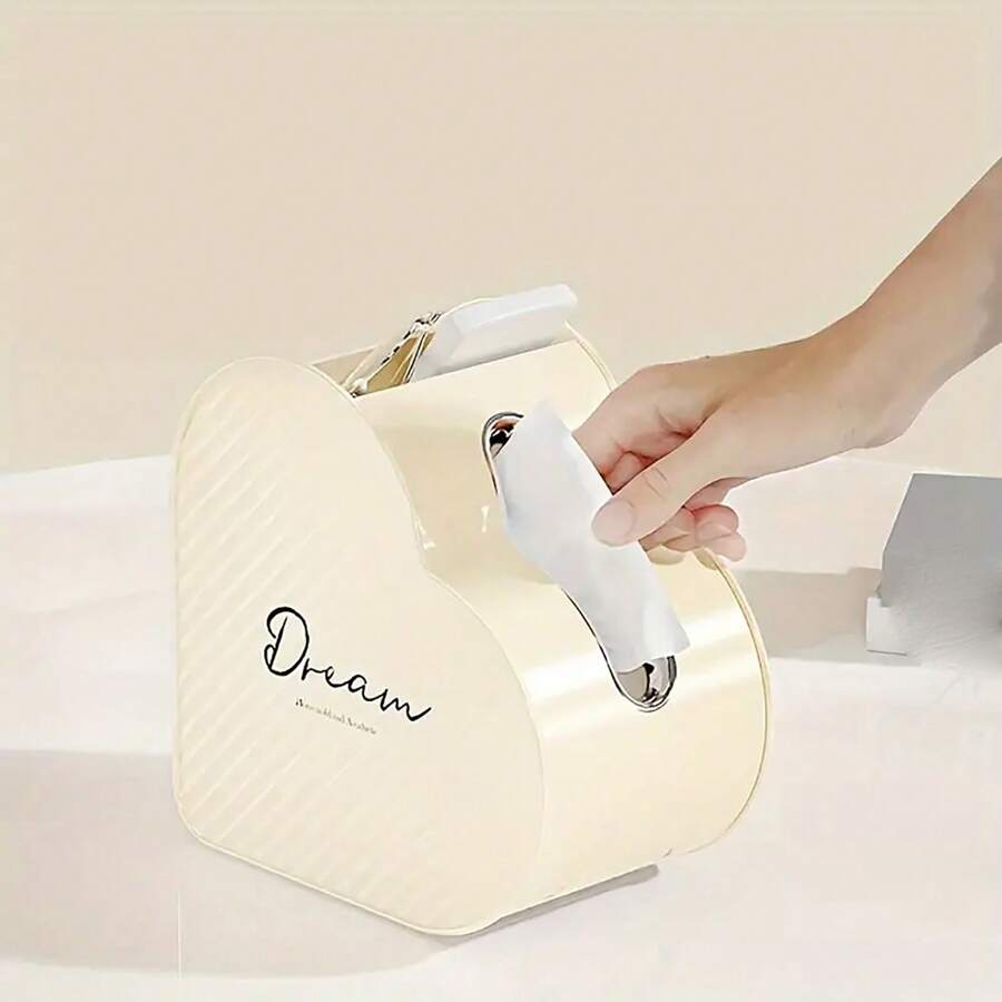 1pc HeartShaped AntiClog Napkin Dispenser, Creative Home Living Room