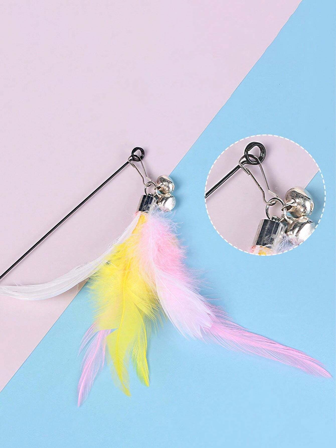 1pc New SelfEntertaining Suction Cup Cat Teaser Toy With Bells