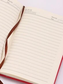 1 set Taccuino/Diario ad anelli di formato A5 con chiusura magnetica, blocco note premium per il business