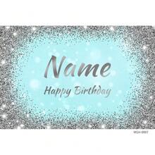 SuzanneHome （定制）1 件个性化黑色/金色/银色/蓝色/紫色闪光涤纶摄影背景，摄影工作室道具，适用于生日派对、男士/女士摄影、成人活动、一周年、周年纪念、返校、退休派对 - 彩色 - 查看 84