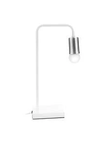 Industrial Retro Table Lamp White With Brushed Finish - 白色 - 查看 2
