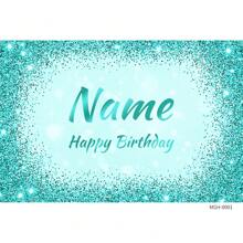 SuzanneHome （定制）1 件个性化黑色/金色/银色/蓝色/紫色闪光涤纶摄影背景，摄影工作室道具，适用于生日派对、男士/女士摄影、成人活动、一周年、周年纪念、返校、退休派对 - 彩色 - 查看 126