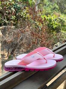 Kenner Women's Casual Comfortable Basic Pink Sandal Flip Flops - Rosa/Pink - 查看 1