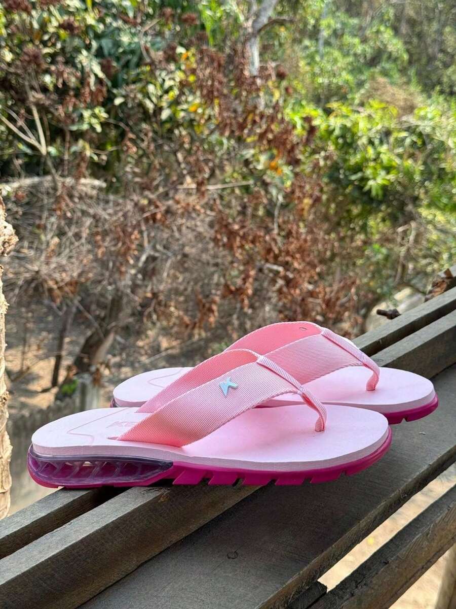 Kenner Women's Casual Comfortable Basic Pink Sandal Flip Flops - Rosa/Pink - 查看 1