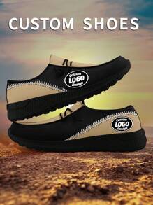 1 Pair New Orleans Baseball Name Custom Loafer Shoes, Personalized Name Loafer Shoes, Custom Name Thick Sole Loafers Of E-TPU, Personalized Loafer Shoes, Name Loafers, Personalized Loafer Shoes For Women And Men, Unique Loafer Shoes, Christmas Gift For Mom/Dad/Her/Him/Girlfriend/Boyfriend/Wife/Husband/Friend. - Black - View 5