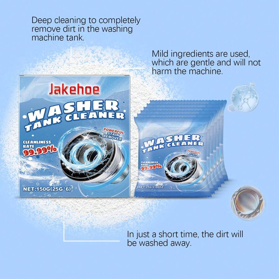 Washing Machine Cleaning Powder With Multiple Effects To Clean The Dirt