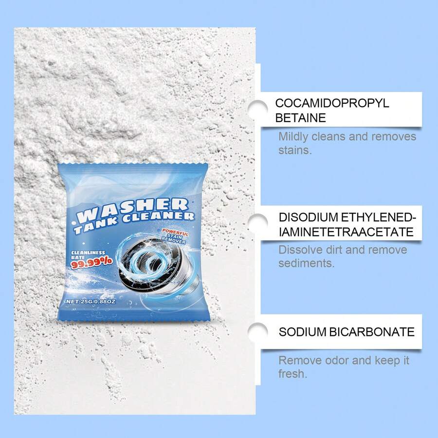 Washing Machine Cleaning Powder With Multiple Effects To Clean The Dirt