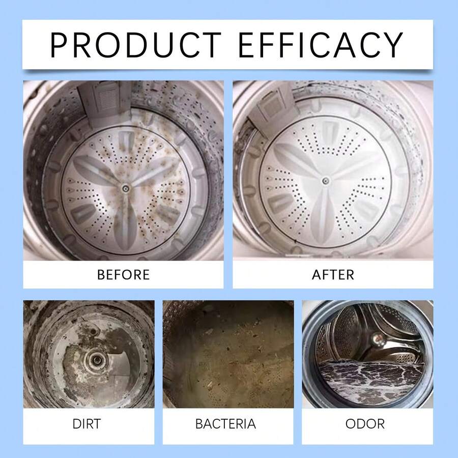 Washing Machine Cleaning Powder With Multiple Effects To Clean The Dirt