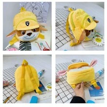 Mochila con diseño de dibujos animados, que presenta a los personajes Chase, Rocky, Skye y Rubble, perfecta para viajes, actividades al aire libre y uso diario, ideal para fans de