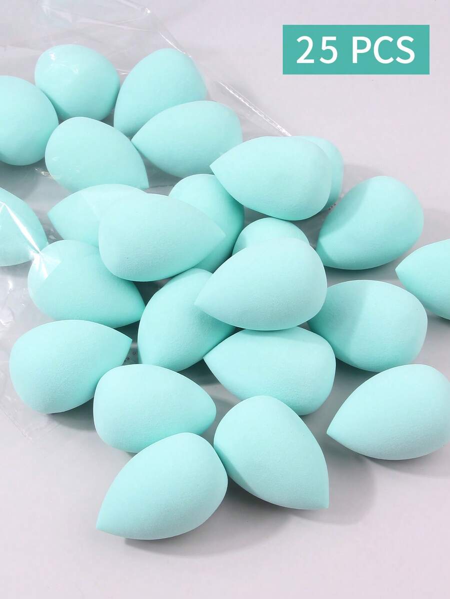 25pcs Makeup Sponge Egg, MultiColor Wet And Dry Dual Use Beauty