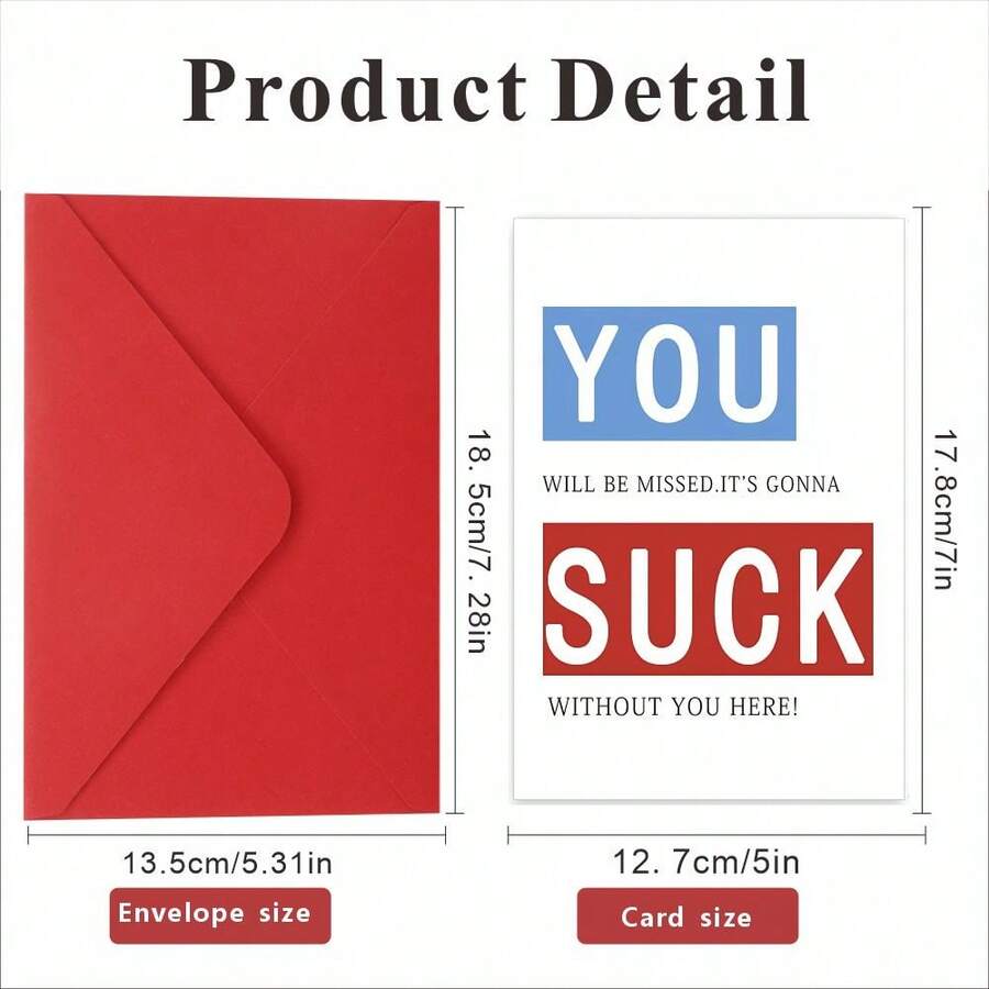 1pc Funny Greeting Card, Love Card, Meaningful & Amusing, Suitable For