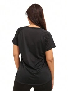 Women Sports Tees & Tanks - 玫紅色 - 查看 6