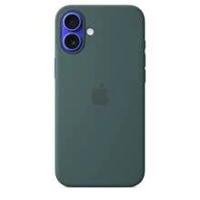 Apple IPhone 16 Plus Silicone Case W/ MagSafe - Lake Green - Dark Green - View 1