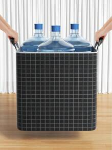 1 buc geantă de depozitare din material textil extra mare cu fermoar negru - geantă ușoară, stil casual pentru haine și pilote, cu mânere, lavabilă manual, perfectă pentru dormitoare, dulapuri, mutare și organizarea casei, organizare și depozitare a dulapului, cutii de depozitare pentru haine, depozitare în dormitor, organizator de depozitare pentru haine, organizare și geantă de depozitare pentru școală, accesorii școlare, lucruri școlare