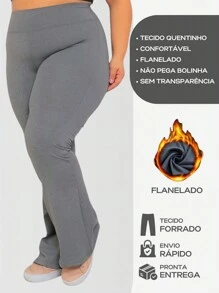 Plus Size Sports Leggings & Pants - 灰色 - 查看 1