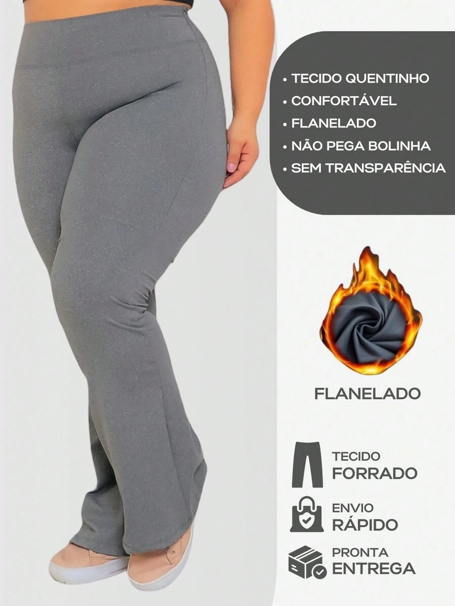 Plus Size Sports Leggings & Pants - 灰色 - 查看 1