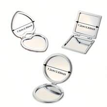 1 件钻石画便携式化妆镜适用于钱包和旅行，猫头鹰图案钻石画小镜子，适合成人和女性，DIY 特殊形状初学者艺术工艺品，圣诞礼物 - 彩色 - 查看 2