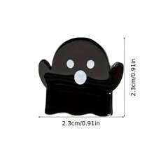 Erschreckend und süßer Geist Mini Haarclip ist die perfekte Wahl zum Haare Clippsen - Hergestellt aus Acrylmaterial - Geeignet für Mädchen ab 16 Jahren - Süßes und verspieltes Design - Perfekt um Spaß in deine Frisur zu bringen - 8er Set Herbst Winter Halloween Haarklammer Haarschmuck für Frauen für Urlaubsoutfits