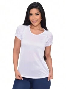 Women Sports Tees & Tanks - 黑色 - 查看 5