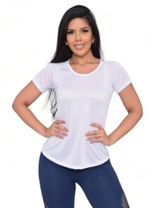 Women Sports Tees & Tanks - 黑色 - 查看 4