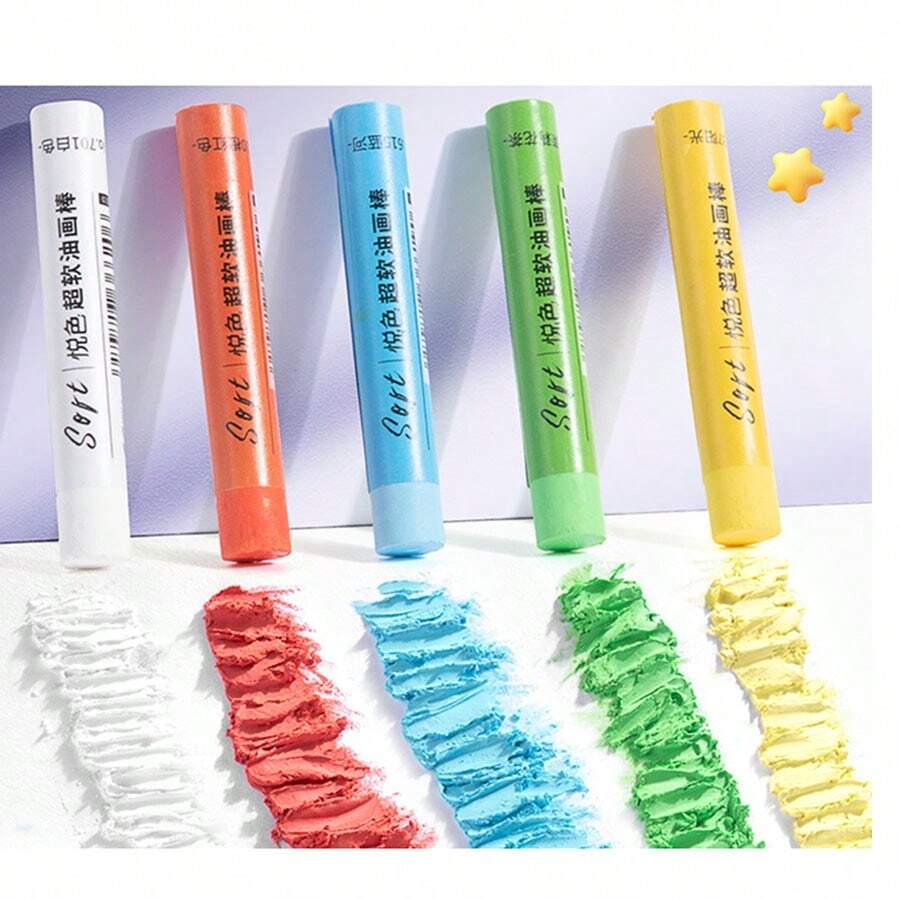 Cabbage Bear Oil Painting Sticks, Painting Paper, Scraper Tool Kit, DIY