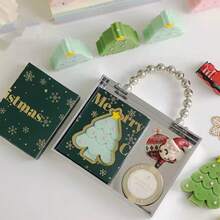 1件装圣诞树香氛蜡烛礼盒套装，圣诞香薰蜡烛礼盒装，圣诞香薰蜡烛，房间装饰，礼品，圣诞装饰品，圣诞礼物 - 彩色 - 查看 6