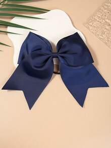 6 件装白色女童发带、蝴蝶结装饰、返校季、幼儿可爱弹性发饰 - 白色 - 查看 10